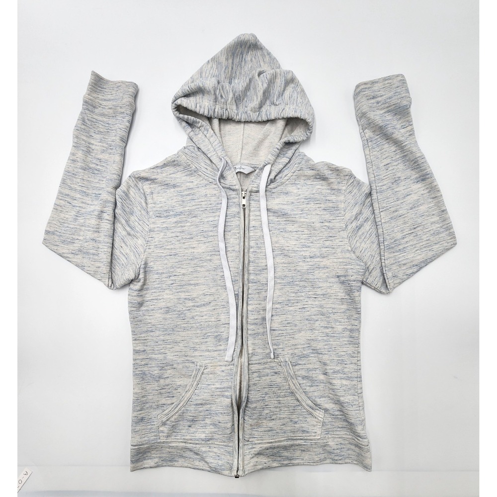 CURFEW HOODIE M HEATHER GRAY WOMENS